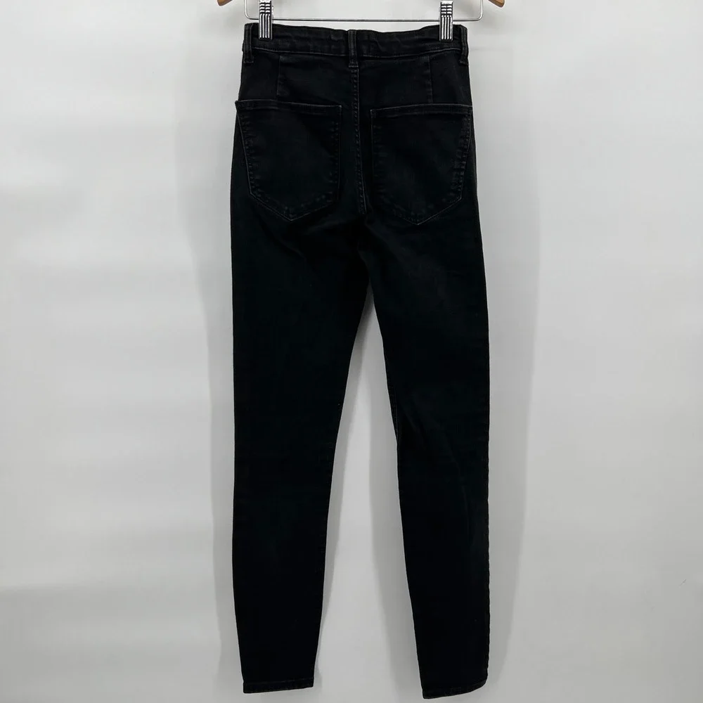 Zara Black High‎ Rise Skinny Jeans Womens Size 2 / EUR 34